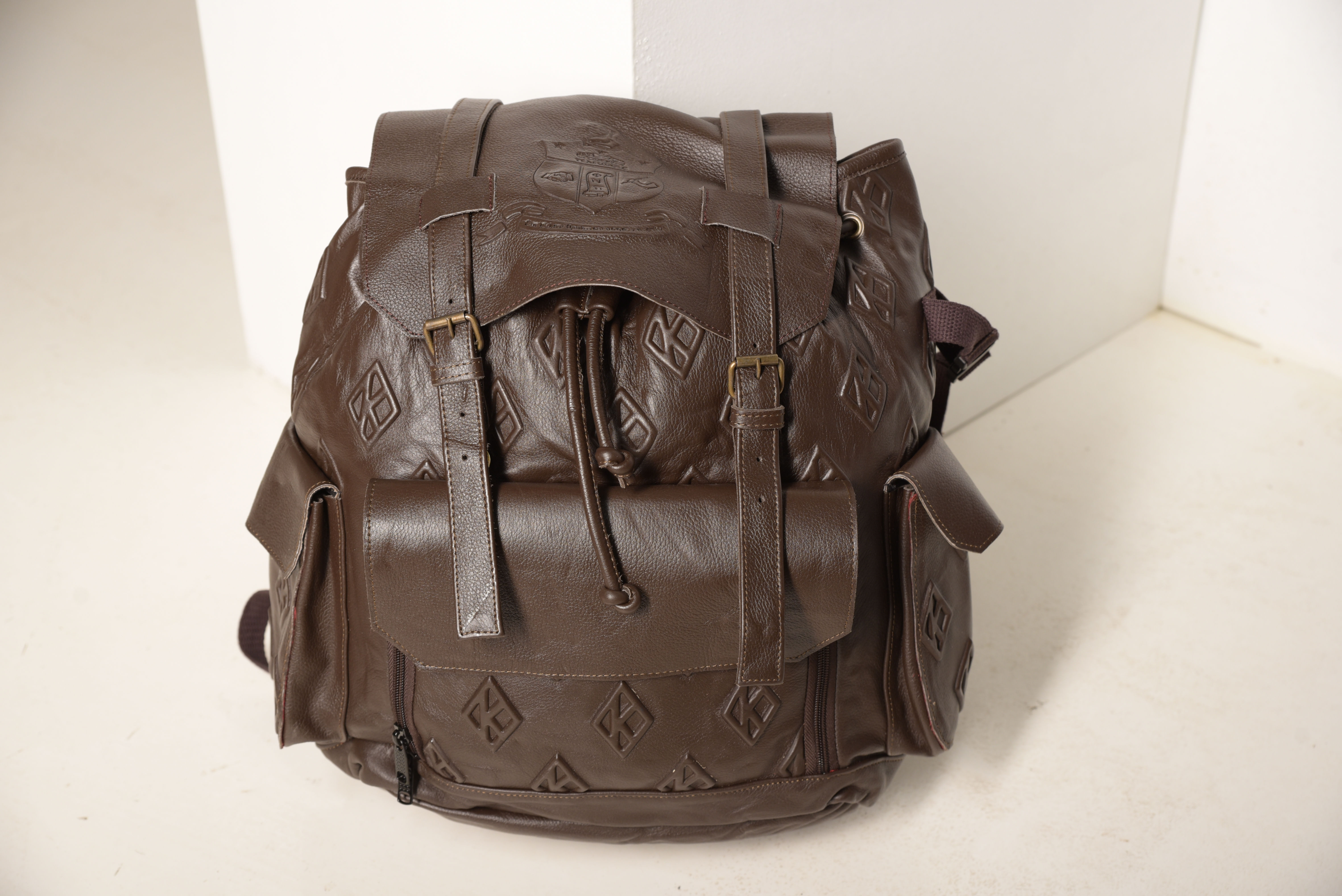 KAPPA DIAMOND K LEATHER BACKPACK AND CAMERA BAG
