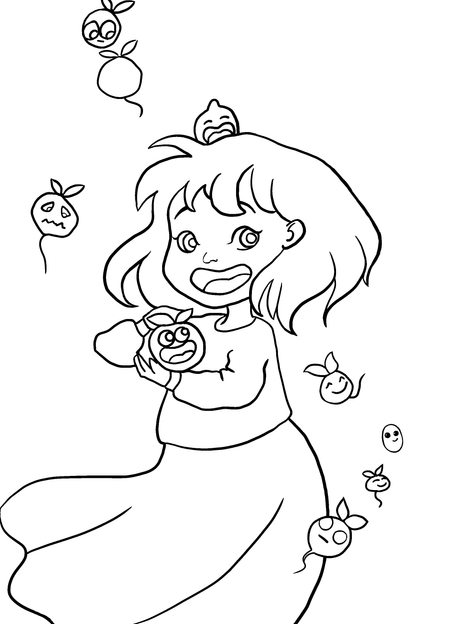 Petit line à colorier pour les enfants ! 