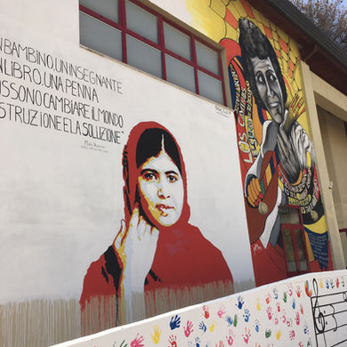 La gallery dei risultati del bando di street art del progetto i-krè