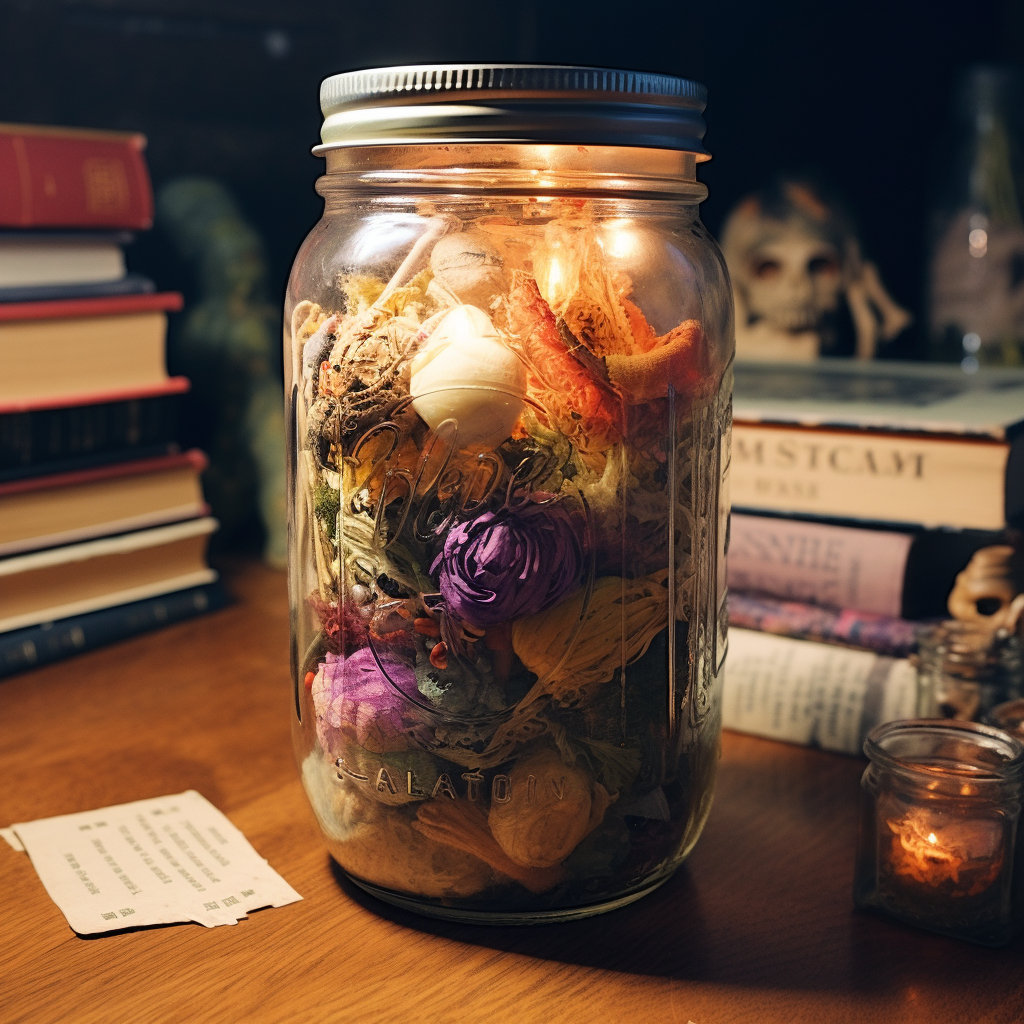 Custom Tarot Spell Jar - Channel the Wisdom of Spirit