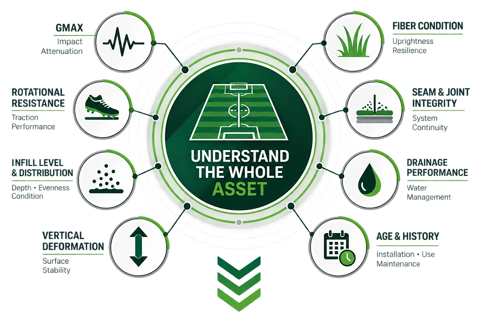 Understanding the whole synthetic turf asset