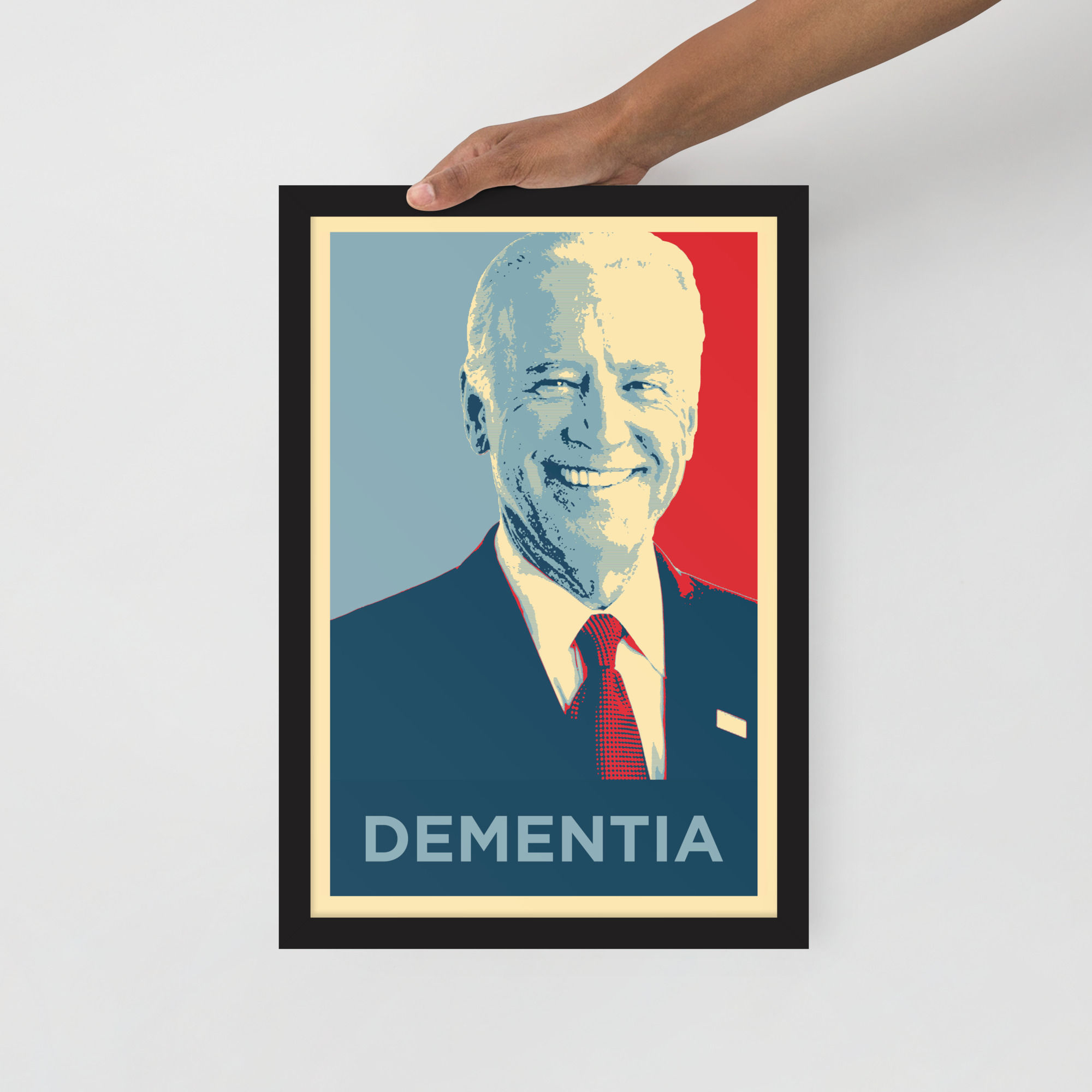 Joe Biden Dementia | Framed poster