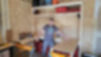Sam at his workbench
