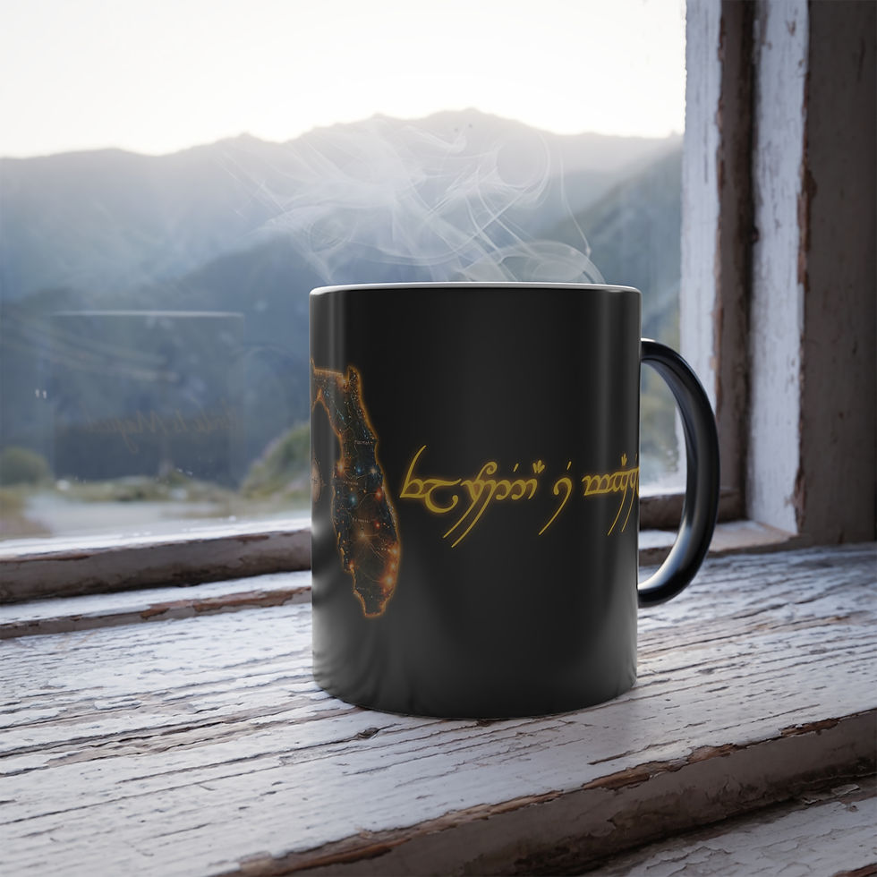 Florida is Magical | Written in Elvish | Color Changing In Heat Coffee Mug 11oz