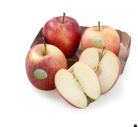 Royal gala organic apple tray 4 pcs 600 g