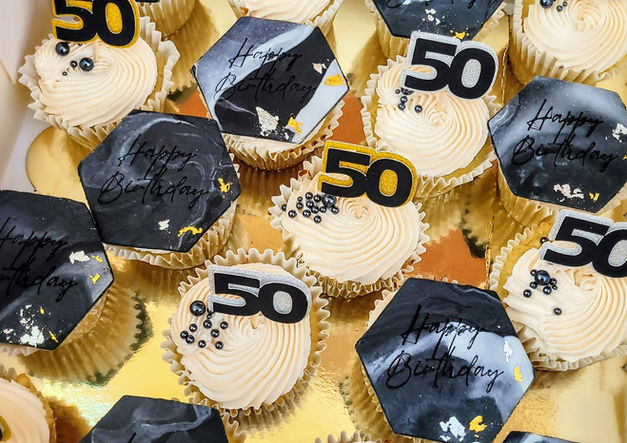 Black, White, and gold