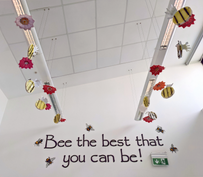 Bee & Flower Installation