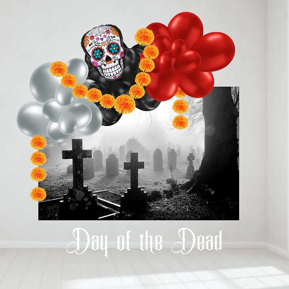 DIY "Day of the Dead" Halloween Balloon Kit