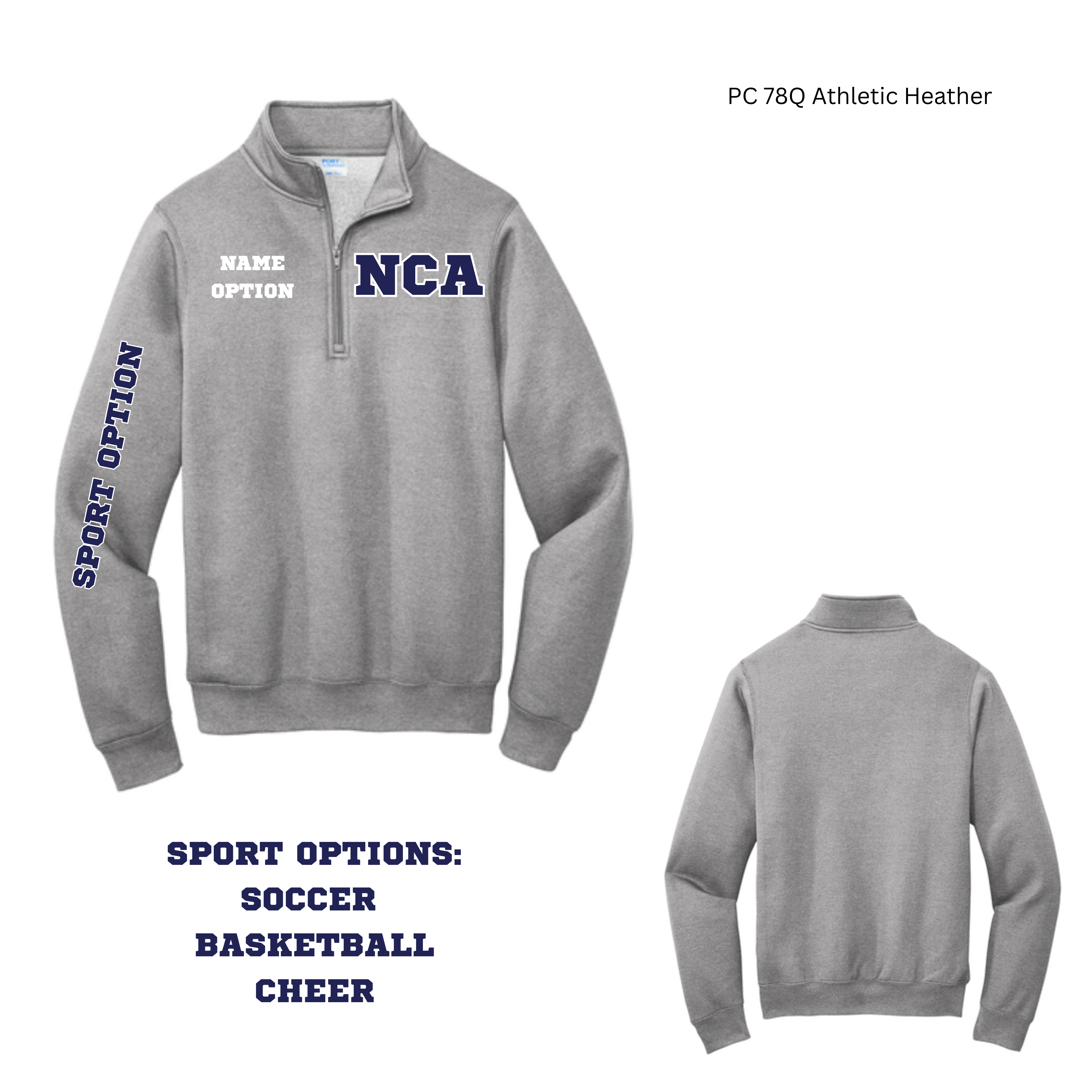 NCA Athletics - Youth 1/4 Zip