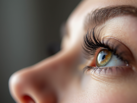 woman with lash extensions vero beach