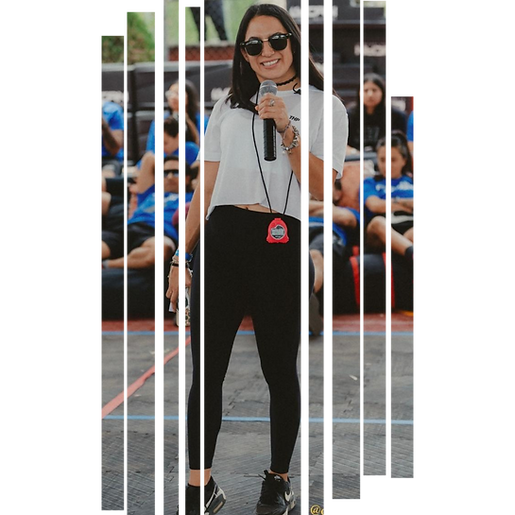 Gray Beige Frame Woman Portrait T-shirt.png