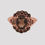 Thumbnail: 9ct Rose Gold Smokey Quartz Ring