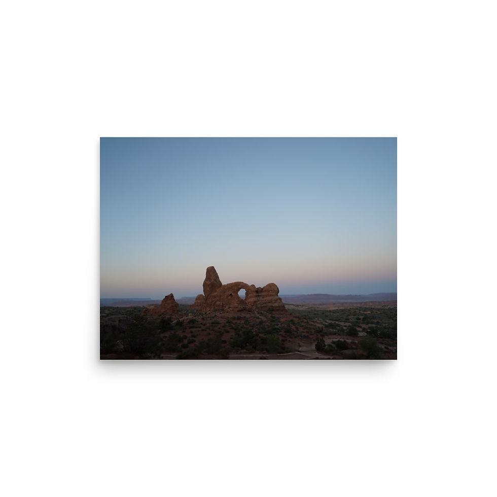 Thumbnail: First Light at Arches - Poster