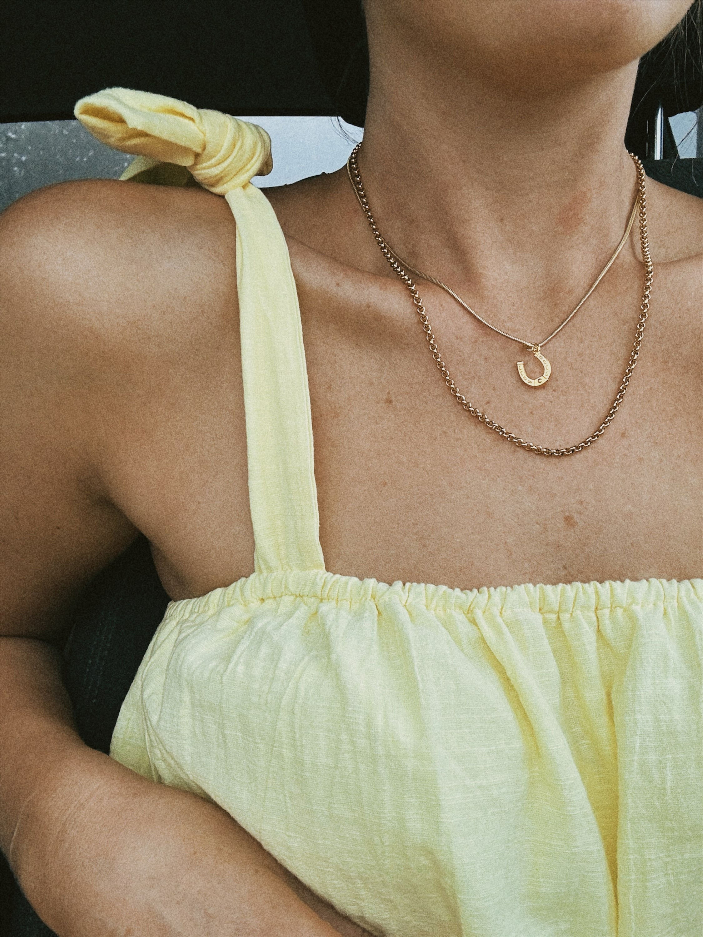 Lucky Me double stack necklace 