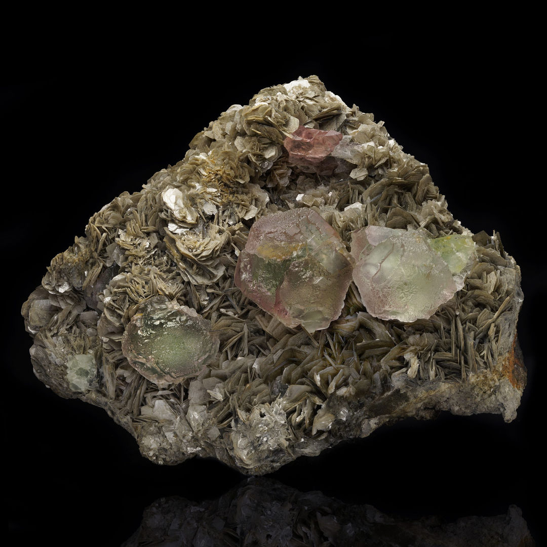 Stunning Fluorite on Muscovite from Pakistan