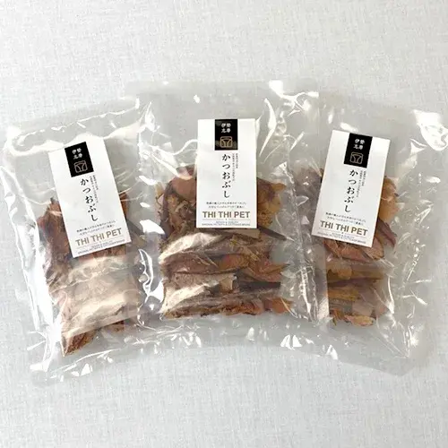 【送料無料】ご褒美おやつ　かつおぶし　3個セット