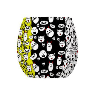 Tealight candle Holder Evil Pussies Noir