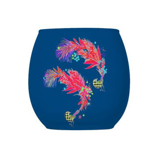 Tealight candle Holder Uccello Blue birds