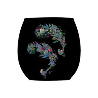 Tealight candle Holder Uccello Nero bird