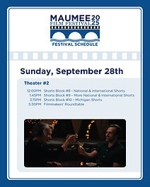 Sunday 9/28 Theater #2 Blocks