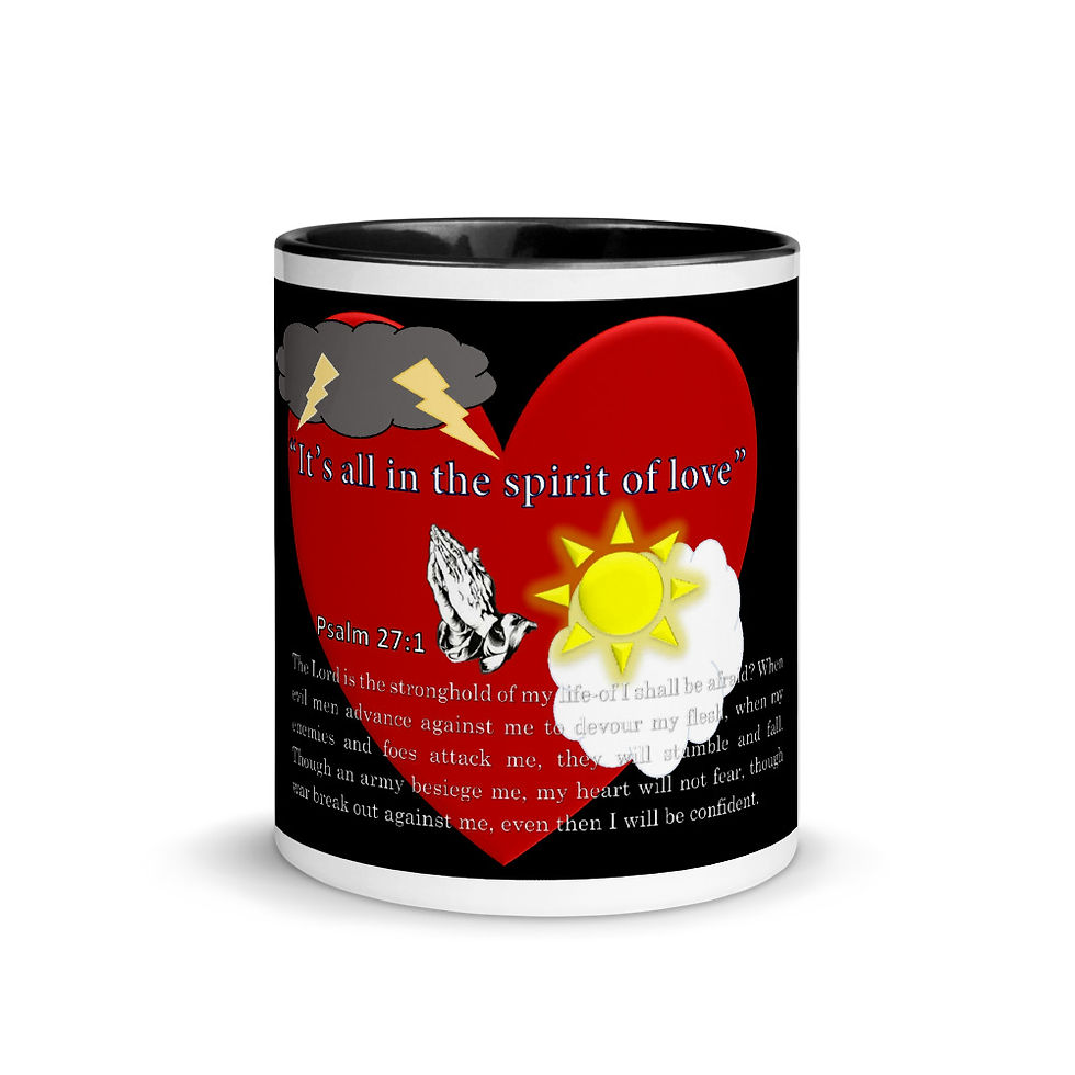 It's all in the Spirit of Love Mug with Color Inside