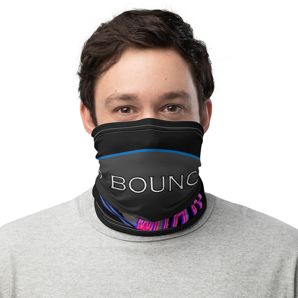It's that bounce affect Neck Gaiter