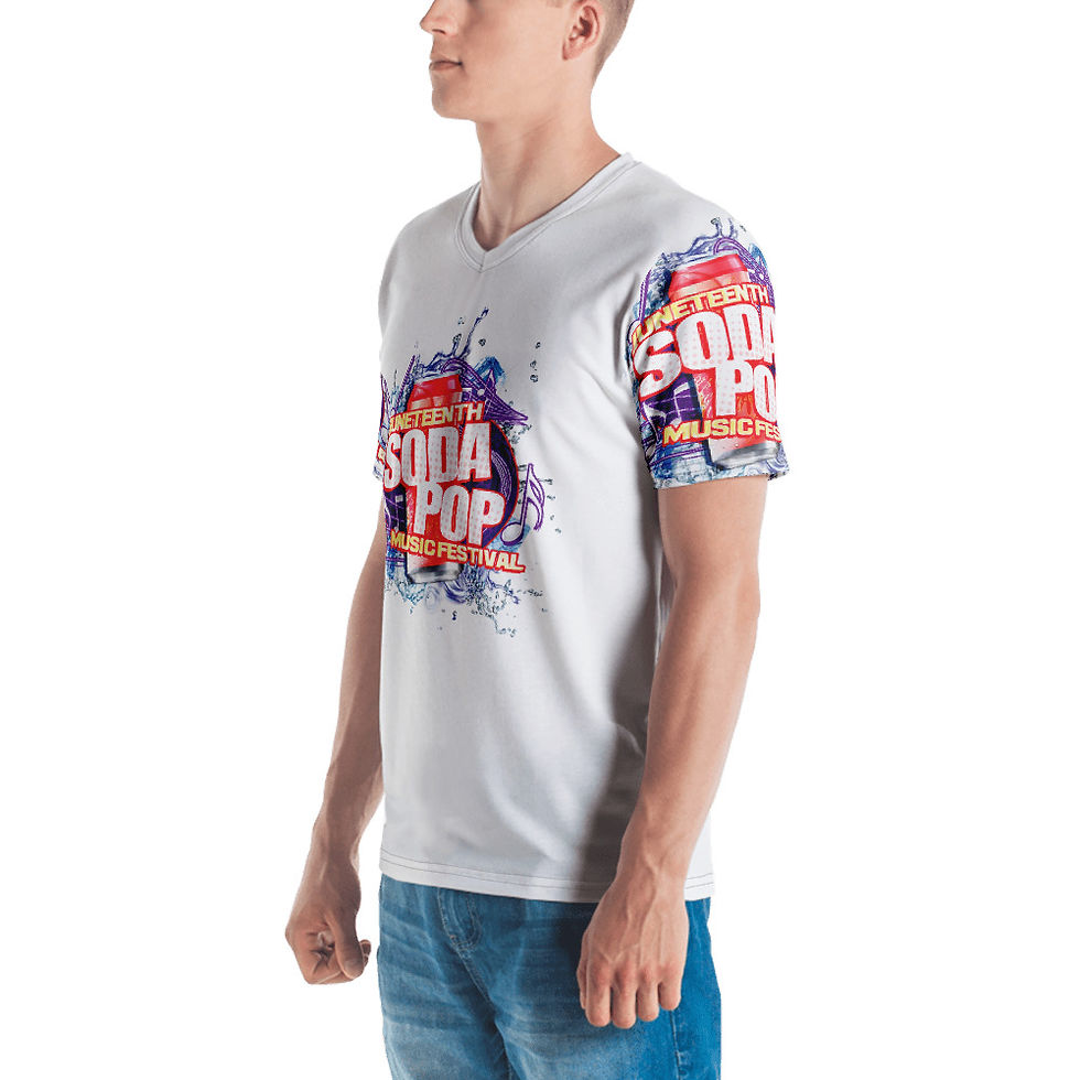 Thumbnail: Juneteenth Soda Pop Music Festival Men's T-shirt