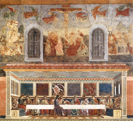 he Last Supper fresco by Andrea del Castagno in the Cenacolo di Sant' Apollonia, Florence. Credit:  I, Sailk