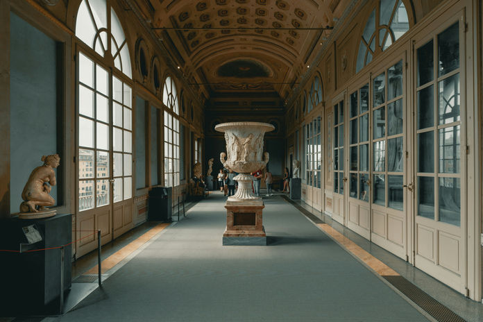Corridor in the Uffizi Galleries