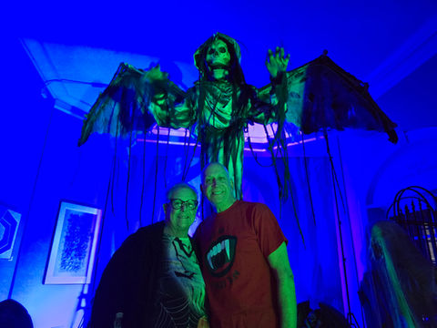 Greg Taillon and Janice Taillon Haunted Halloween House Greenville, North Carolina, Greenville Museum of Art Artini