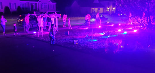 Haunted Halloween House Yard Display Greenville, North Carolina Taylor Swift Dunhagan Road Fan Favorites