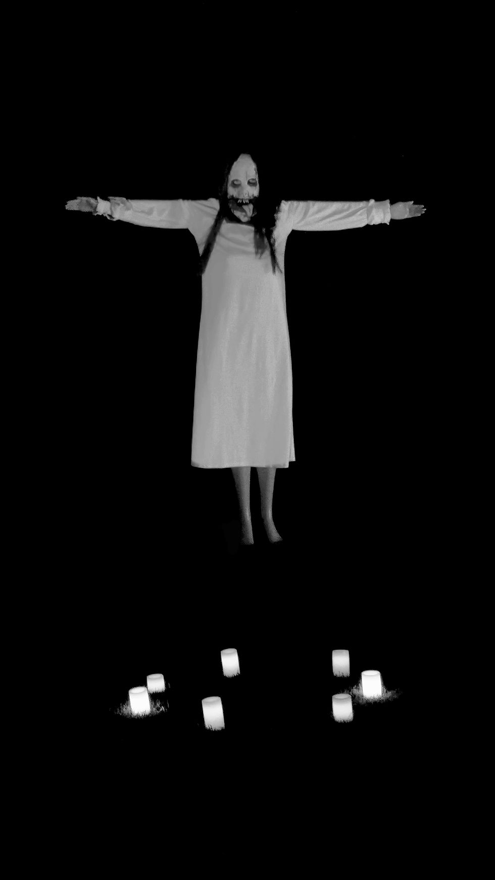 The Last Exorcism scene at the Haunted Halloween House in Greenville, NC