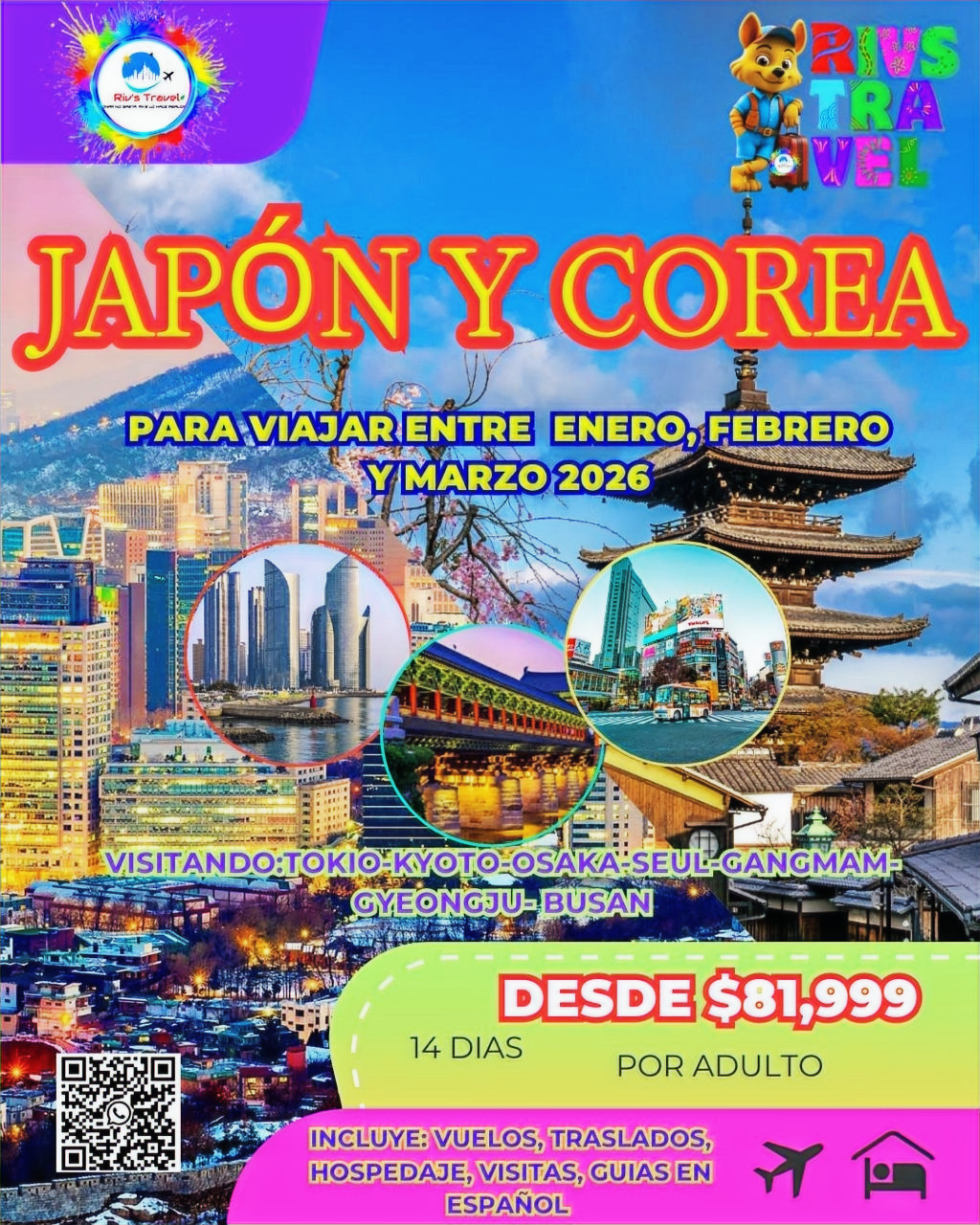 Japón y Corea Únicos