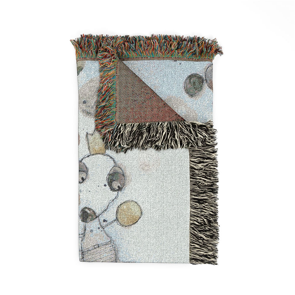 Thumbnail: original art Woven Blanket Cozy Throw Gift