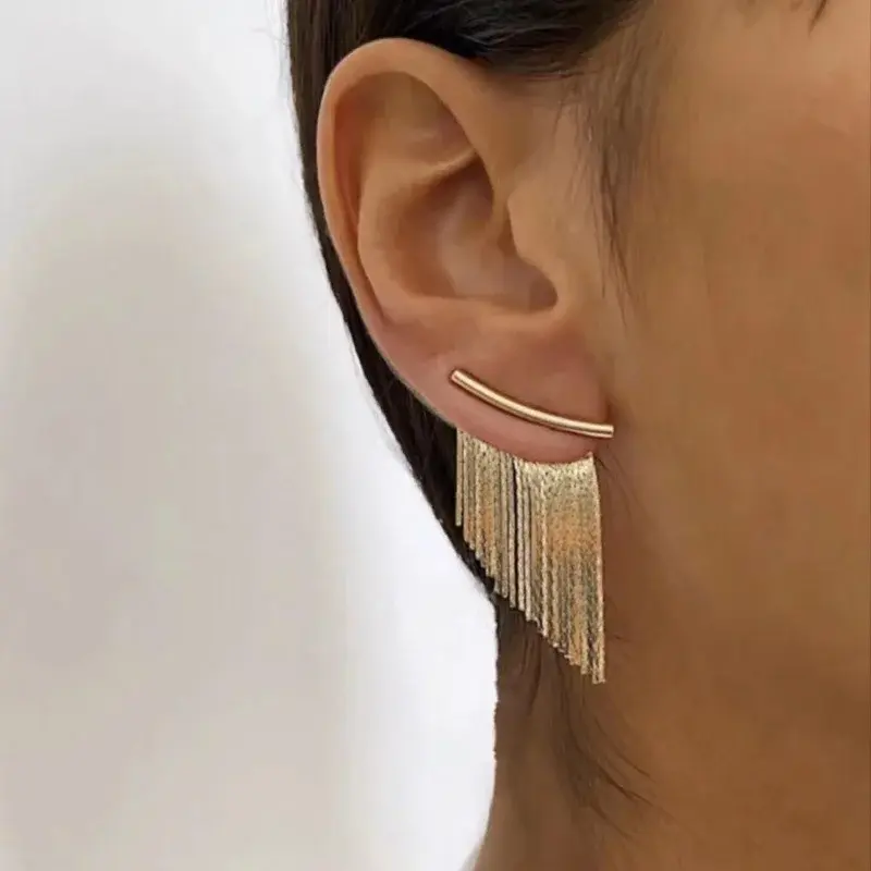 The Soho Liquid Fringe Earrings