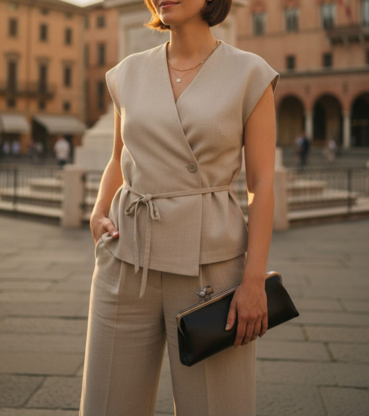 Clutch Morbida Nera con Chiusura cliclac Gioiello
