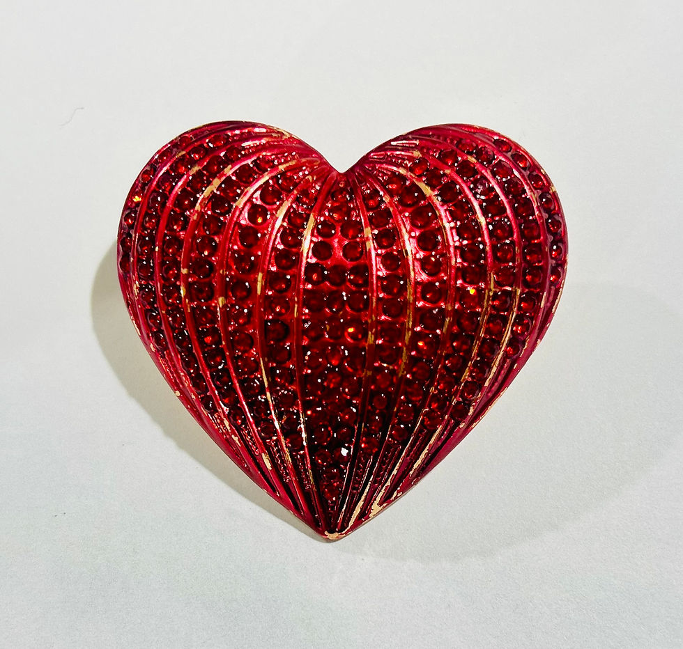 Miniatura: Spilla Cuore rosso Amore