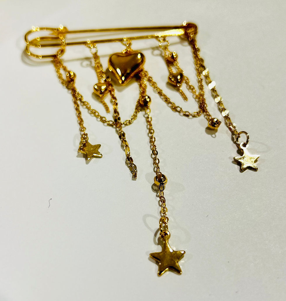 Miniatura: Spilla balia con Charms 