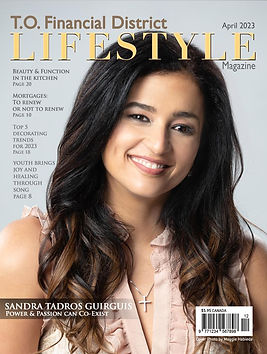 sandra tadros guirguis in lifestyle magazine