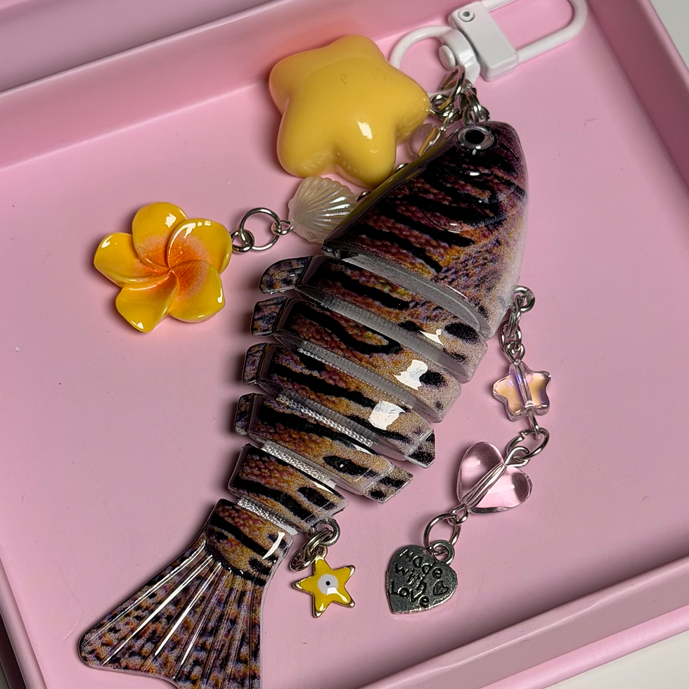 Thumbnail: Wriggly Fish Charm - M