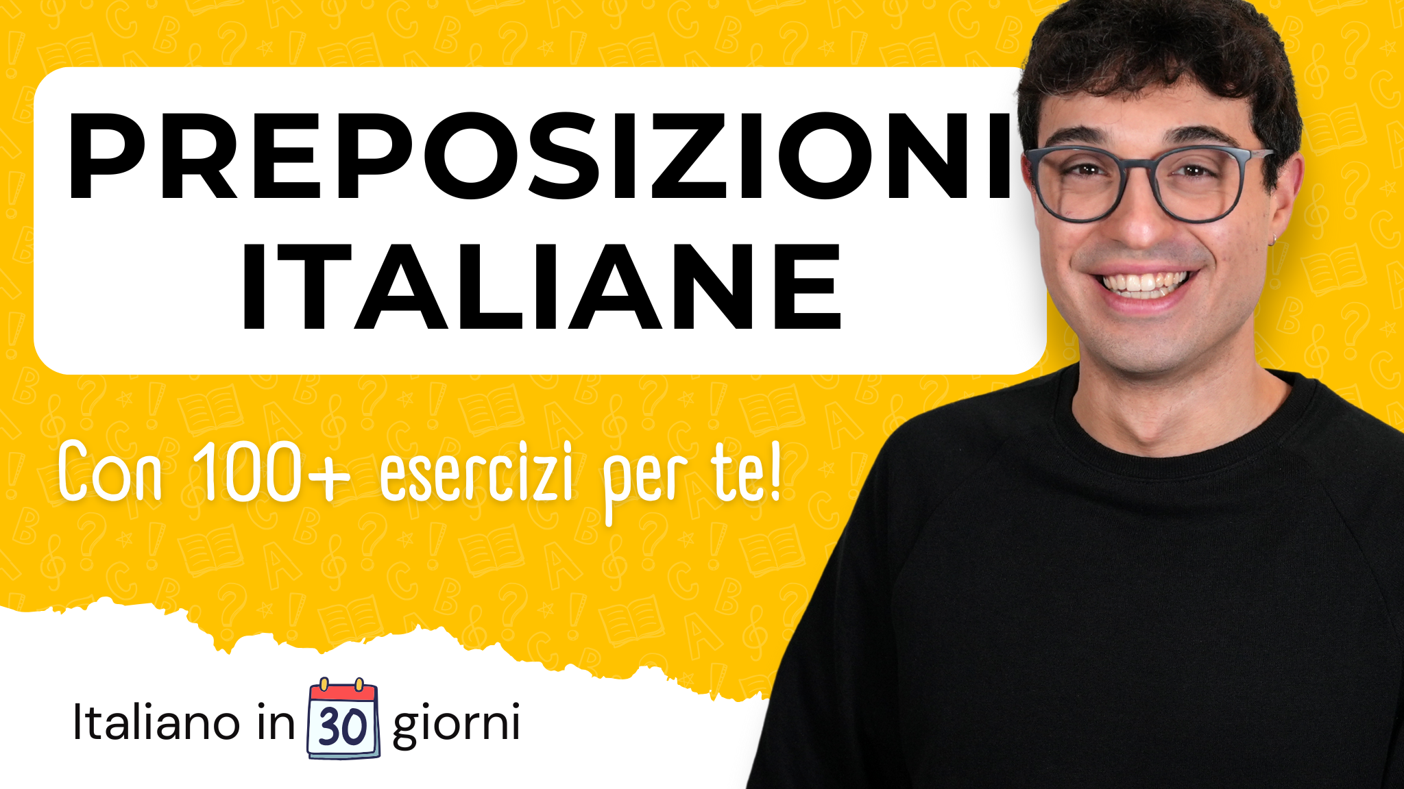 Copertina corso Italiano in 30 giorni preposizioni