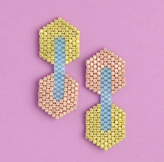 CHIC - Boucles d'oreilles en perles Miyuki