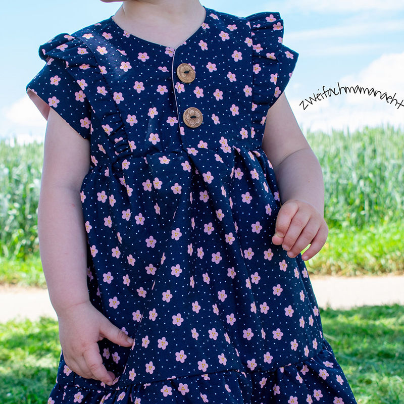 Miniaturbild: Papier Schnittmuster Schleiferlwerk Mellow Dress 62-140