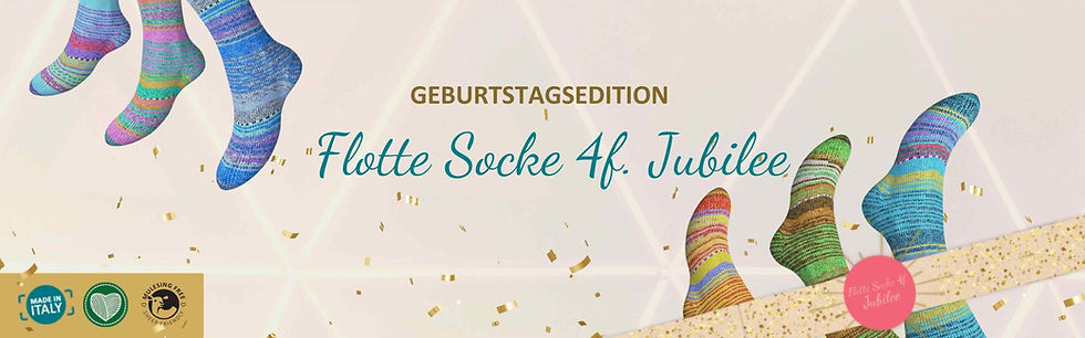 Miniaturbild: 1 Stk. Sockenwolle 4-fädig Jubilee 1963 Orange-Gelb