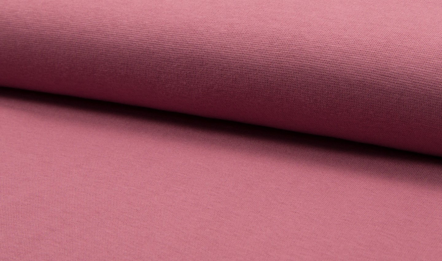 Bündchen Feinstrick Old Rose - dunkles Altrosa