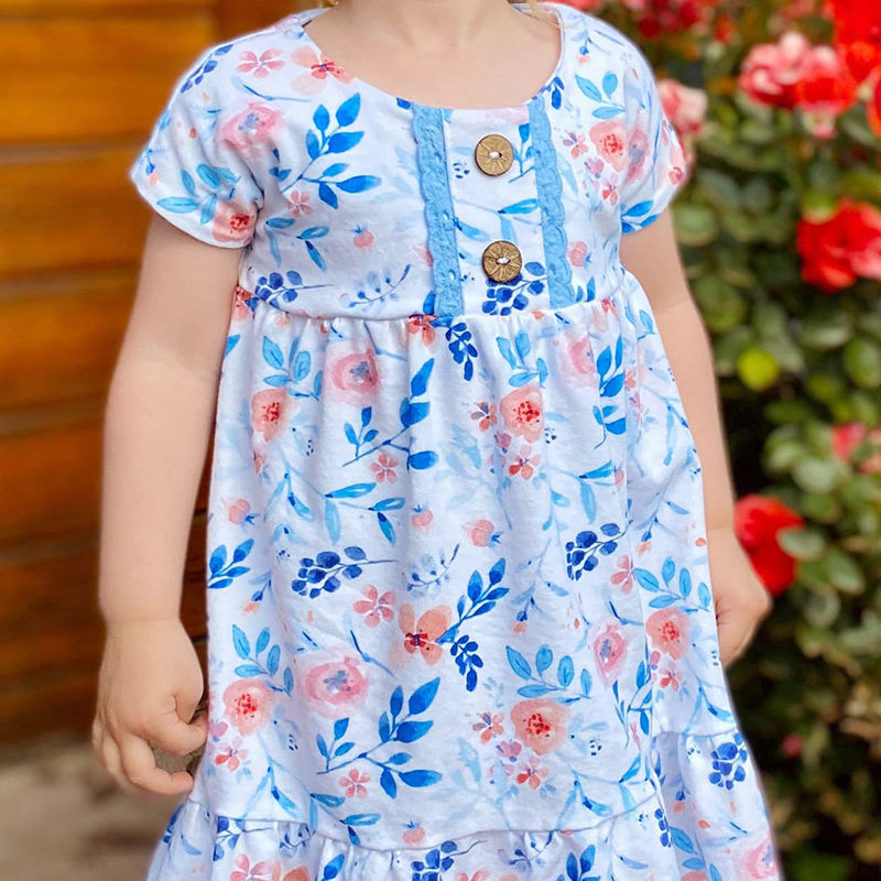 Miniaturbild: Papier Schnittmuster Schleiferlwerk Mellow Dress 62-140