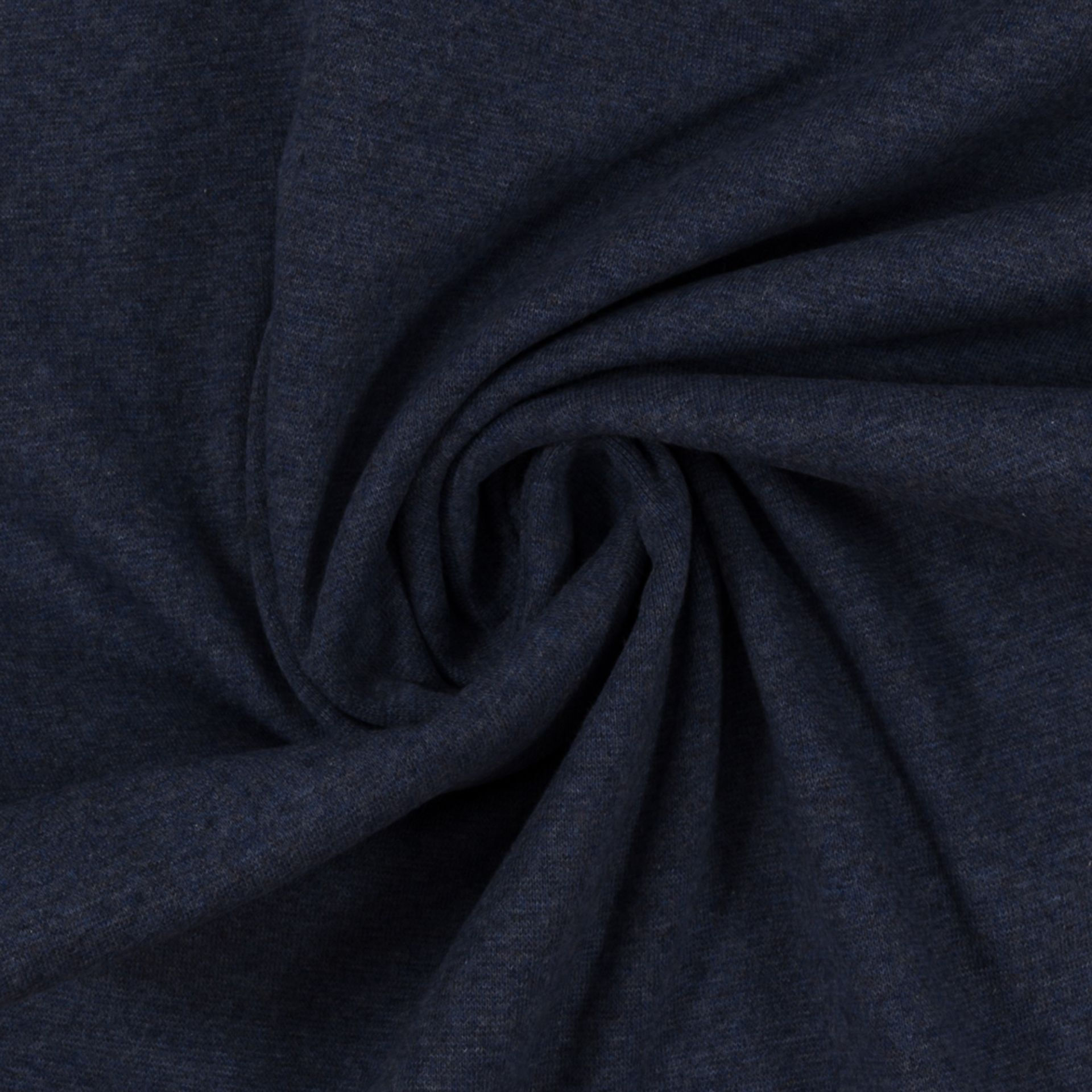 Bündchen Heike extrabreit Dunkelblau Dark Denim Melange