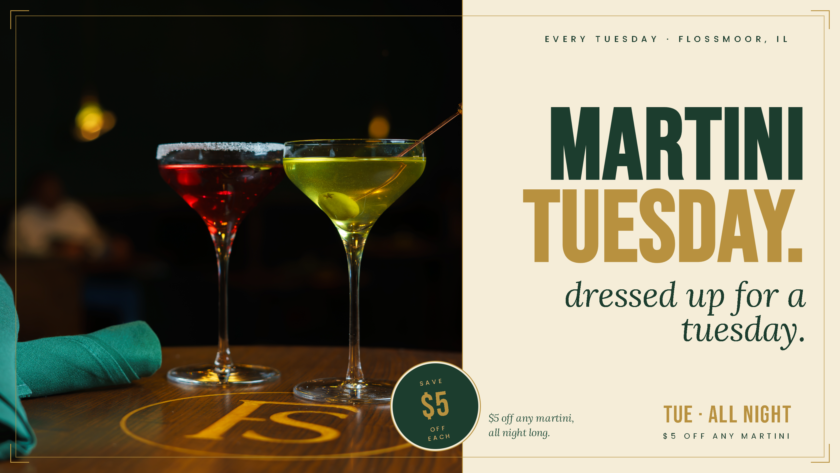 Martini Tuesdays: Shaken, Stirred & Social