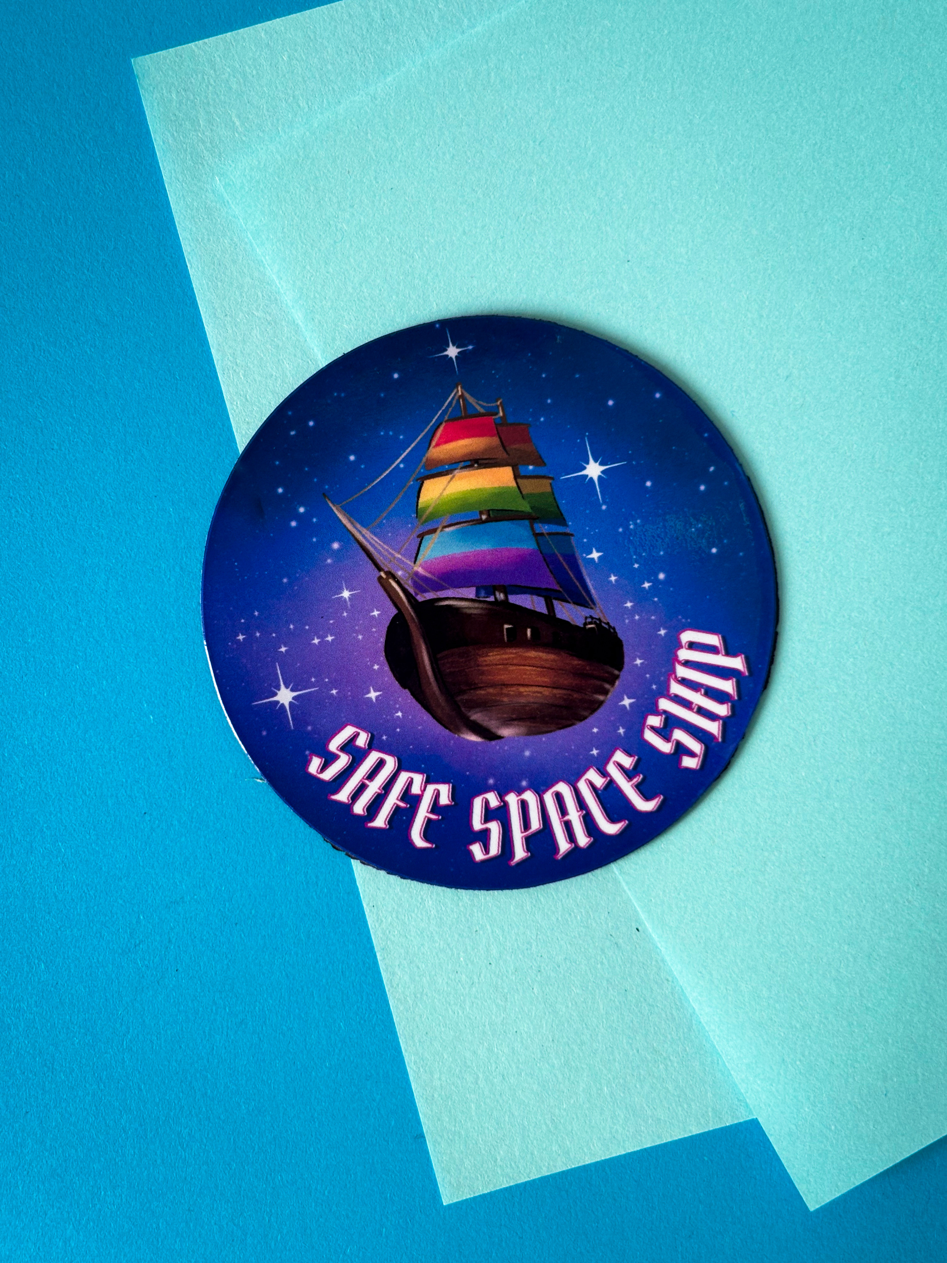 Safe Space Ship Magnet
