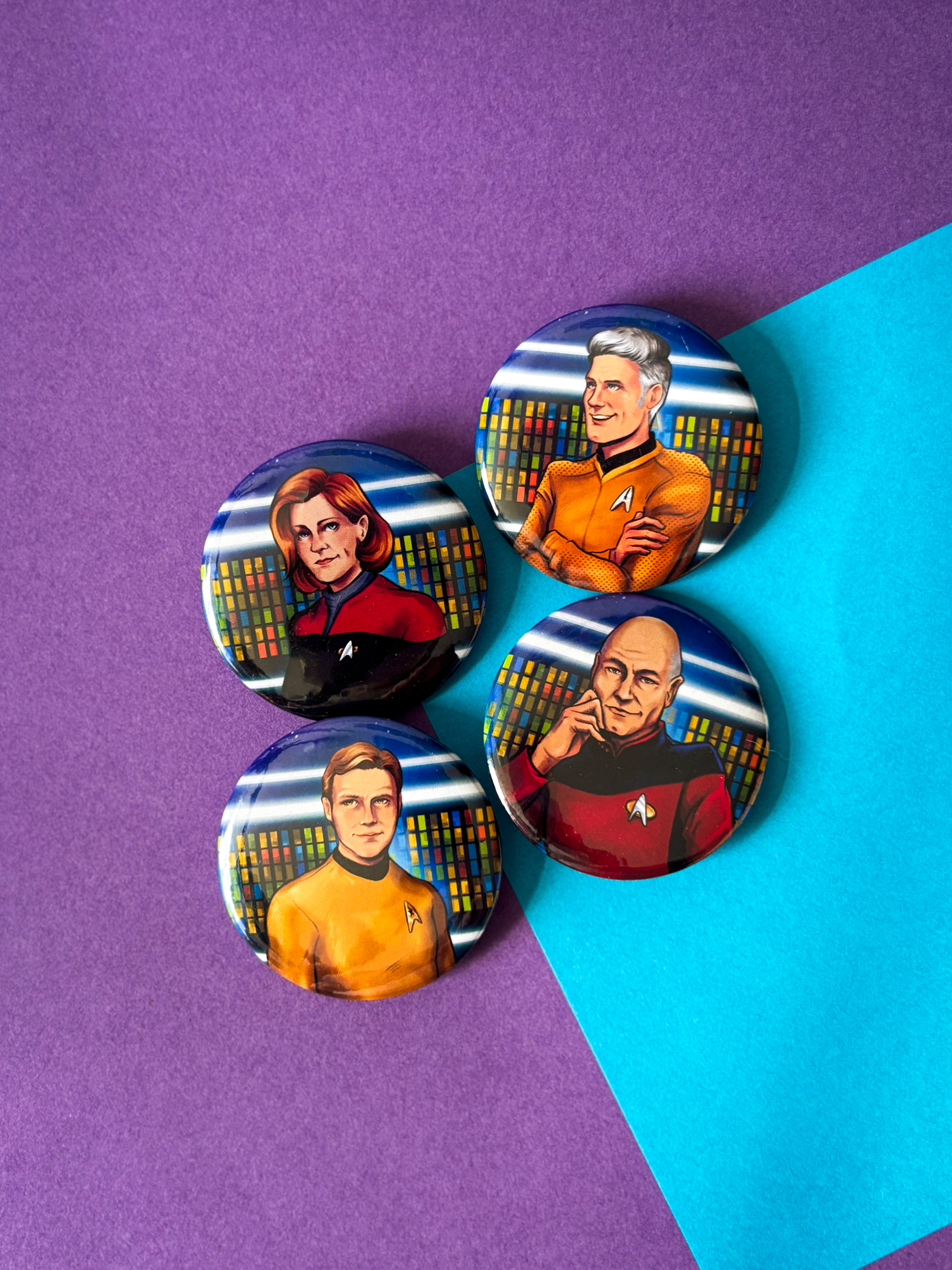 Space Captains Pins